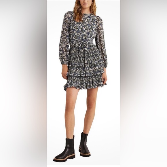 Boden Plisse Mini Dress NWOT - Picture 1 of 14